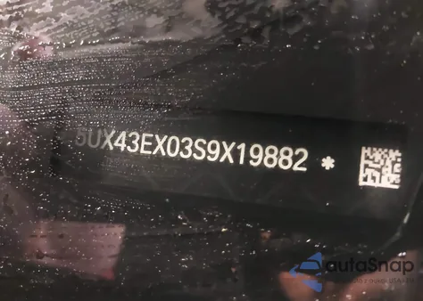 2025 BMW X6 M60I из США, поврежденный, VIN 5UX43EX03S9X19882